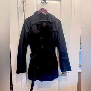 Style & Co by Macy’s Black Raincoat